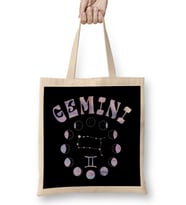 Zodiac Sign Gemini Bez Çanta Uzun Saplı