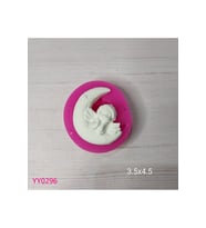 YY0296 Ay Üzerinde Erkek Çocuk Silikon Kalıp