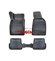 Audi A4 B7 2007 3D Havuzlu Paspas Siyah (Karışık)