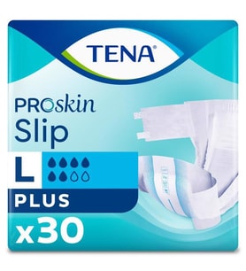 Tena Proskin Slip Plus 6 damla Büyük Boy Large Belbantlı Hasta Bezi 30'lu 1 paket