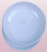 Hobi ADN 90267 Dekoratif Kuruyemiş Meyve Sunumluk Ahşap MDF Beyaz Lake El Yapım