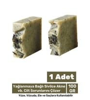 %100 Doğal Güzel Kokulu El Yüz Saç Vücut Cilt Onaran Kolajen Etkili Isırgan Bitkisel Sabun 1 Adet