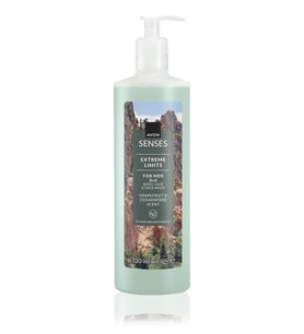 Avon Senses Extreme Limits Greyfurt ve Sandal Kokulu Saç ve Vücut için Erkek Duş Jeli 720 Ml.