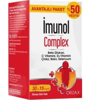 Orzax İmunol Complex Avantajlı Paket 30+15 Kapsül