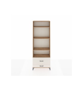 Arges Dolap 4 Raflı 2 Çekmeceli 88x30x243 Çam-Aytaşı