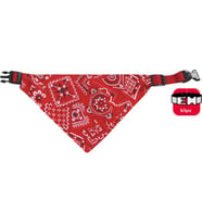 Karlie Bandanalı Tasma 25-40Cm Kırmızı