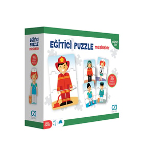 Meslekler 36 Parça Eğitici Çocuk Puzzle Yapboz Serisi