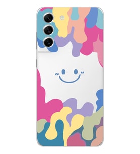 Samsung Galaxy S22 Uyumlu Smile Tasarımlı Şeffaf Telefon Kılıfı