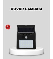 Güneş Enerjili 20 Led Hareket Sensörlü Lamba – Ip65 Su Geçirmez Dış Mekan Aydınlatma