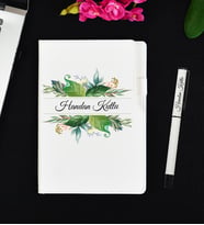 Kişiye Özel Yeni İş Hediyesi Defter ve Roller Kalem Hediye Seti