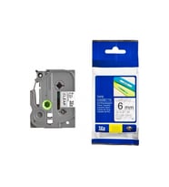 Tonersepeti Brother P-TOUCH TZE-111 Şeffaf Üzerine Siyah Laminasyonlu Muadil Etiket