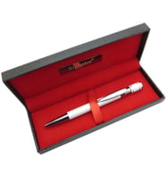 Signator® T617 Beyaz Krom Tükenmez Kalem  İsme Özel Kalem  Hediyelik Kalem (Karışık)