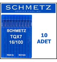 FDM Schmetz TQX7 Uzun Düğme Makinesi İğnesi 16/100 Numara