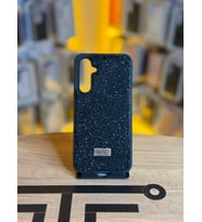 Samsung A54 Uyumlu Taş Desenli Silikon Yumuşak Kılıf (Siyah)