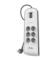 Belkin Akım Korumalı Uzatma Priz 6lı 2m 2x2.4a Usb Girişi