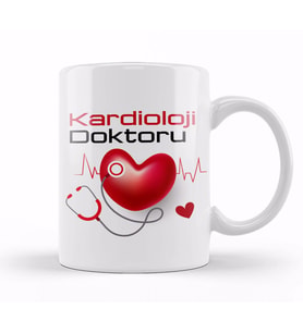 Kardioloji Doktoru Kupa Bardak Porselen
