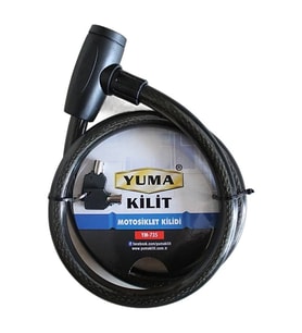 Yuma Ym-735 120 Cm 20 Mm Motorsiklet Kilidi