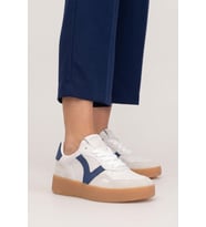 Lufian 121230058 Elsa Kadın Hakiki Deri Klasik Sneaker Lacivert