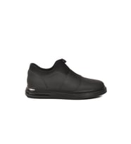 Voyager Siyah Nubuk Hakiki Deri Slip-On Konfor Taban Erkek Casual Ayakkabı Sneaker 6961 M