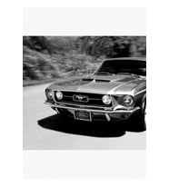 1967 Ford Mustang S/b Tablo Ahşap Poster Dekoratif
