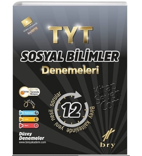 TYT Sosyal Bilimler 12 Li Denemeleri Birey Yayınları