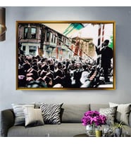 Altın Çerçeveli dekoratif tablo l252 (Gold)