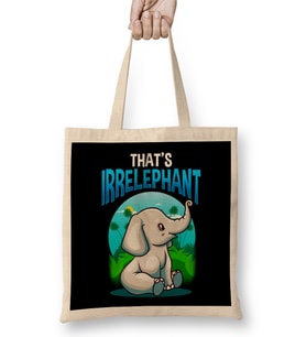 Cute & Funny That Was a Close Call Dinosaur Pun Bez Çanta Uzun Saplı