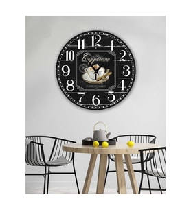 bilge retro Tasarımlı Duvar Saati 35 x 35 CM (Karışık)