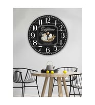 bilge retro Tasarımlı Duvar Saati 35 x 35 CM (Karışık)