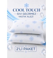 2 Adet Sıvı Geçirmez Yastık Alezi 50x70cm Set
