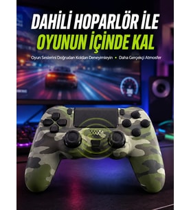 Uzun Pil Ömürlü Oyun Kolu – USB ile Hızlı Şarj Desteği