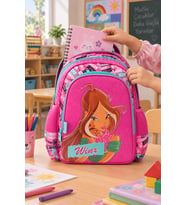 Winx Flora Anaokulu Okul Çantası Çocuk Sırt Çantası Okul Öncesi Günlük Kullanım 30 x 23 x 10 cm