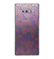 Samsung Galaxy Note 9 Kapak Hello Kitty Tasarımlı Şeffaf Silikon Kılıf