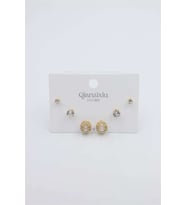 Çoklu Set Küpe - Altın