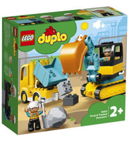 LEGO Duplo 10931 İnşaat Kamyonu ve Paletli Kazıcı (20 Parça)