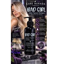 Bad Girl - Silver Şampuan 250 Ml (Turunculaşma Karşıtı Mor Şampuan) (Buğday Proteinli)