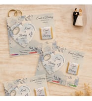 Söz Nişan Kına Nikah Düğün Hatırası Çikolatalı Kalp Açacak Magnet