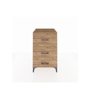 Kronos Komodin 3 Çekmeceli 60x59x96 Çam-Çam