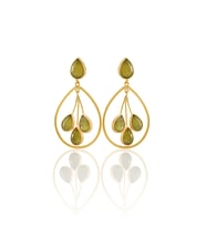 Kadir Jewellery 22 Ayar Altın Kaplama Kadın Sallantılı Küpe -El İşçiliği Ve Hipoalerjenik Küpe