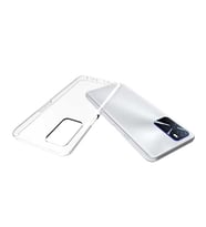 Oppo A55 4G Kılıf Şeffaf Silikon Hibrit Case Kapak (Renksiz)