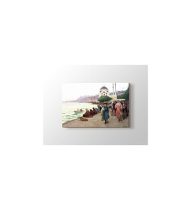 DBSanatevi Zonaro Fausto - Dolmabahçe'de Gezinti Tablo 50 X 70 Cm
