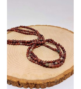 Jasper Taşı Faset Kesim Dizi 4mm (44525)