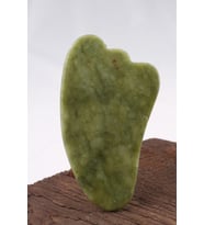 Gua Sha Yeşim Doğal Masaj Taşı - Yüz Cilt Masaj Taşı - MS0061