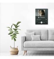 DECORITA Spotify Barkodlu Cam Tablo Gökhan Kırdar - Yerine Sevemem 30cm x 40cm