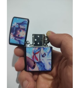 Anime Blue Girl Benzinli Çakmak