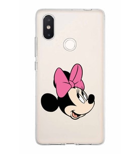 Xiaomi Mi 8 Se Uyumlu Kapak Minnie Mouse Tasarımlı Şeffaf Silikon Kılıf