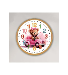 Bilge Tasarım Retro Duvar Saati 30 X 30 Cm (Karışık)