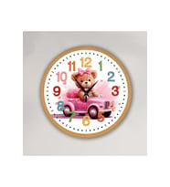 Bilge Tasarım Retro Duvar Saati 30 X 30 Cm (Karışık)