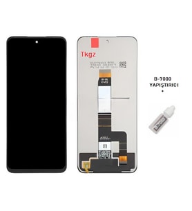 Tkgz - Xiaomi Redmi 12 Uyumlu Lcd Ekran Dokunmatik Servis + B-7000