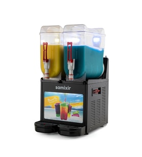 Samixir Twin Allure Çiftli 12+12 Lt Slush Buzlaş Karlamaç Makinesi SLUSH-24-BA